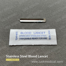 Stainless Steel Blood Lancet Blood Sugar